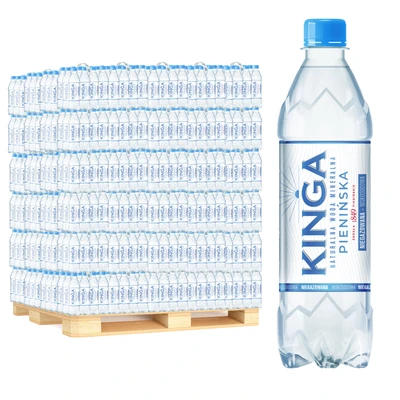 1368x Kinga Pienińska woda mineralna niegazowana 0,5 l (cała paleta)
