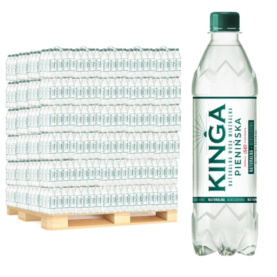 1368x Kinga Pienińska woda mineralna naturalna 0,5 l (cała paleta)