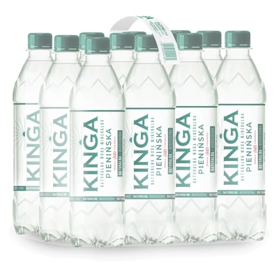 1368x Kinga Pienińska woda mineralna naturalna 0,5 l