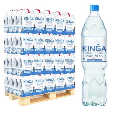 504x Kinga Pienińska woda mineralna niegazowana 1,5 l (cała paleta)