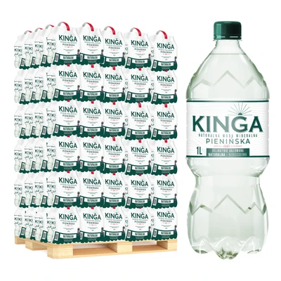 756x Kinga Pienińska woda mineralna naturalna 1,0 l (cała paleta)