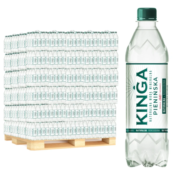 1368x Kinga Pienińska woda mineralna naturalna 0,5 l (cała paleta)