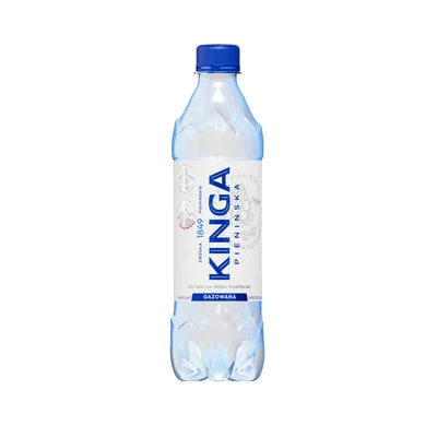 12x Kinga Pienińska woda mineralna gazowana 0,5 l
