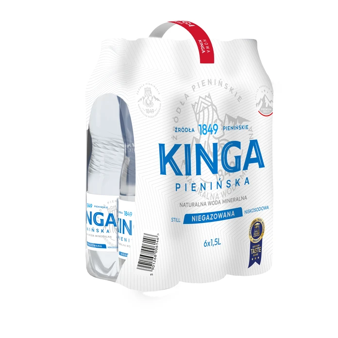6x Kinga Pienińska woda mineralna niegazowana 1,5 l