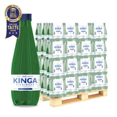 1512x Kinga Pienińska woda mineralna gazowana Zielona 0,33 l (cała paleta)
