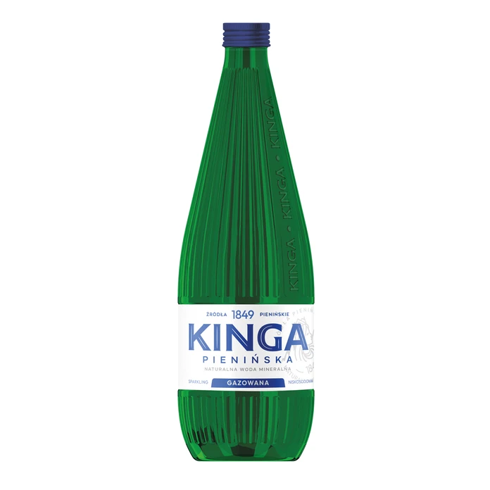 756x Kinga Pienińska woda mineralna gazowana Zielona 0,7 l (cała paleta)
