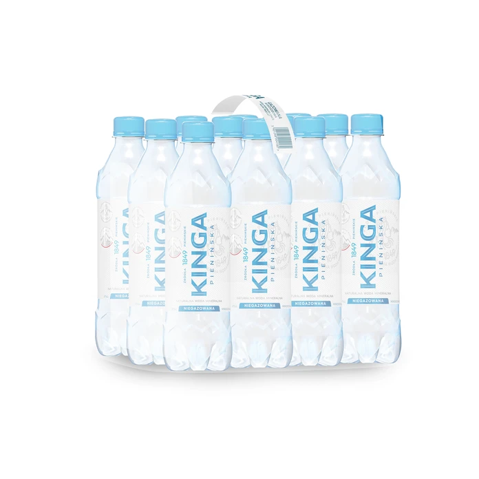 12x Kinga Pienińska woda mineralna niegazowana 0,5 l