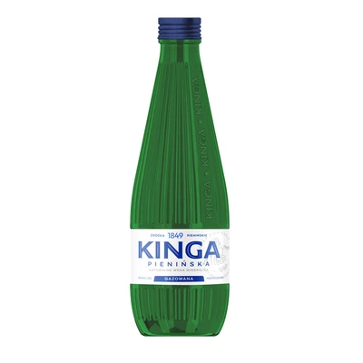 12x Kinga Pienińska woda mineralna gazowana Zielona 0,33 l