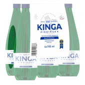 756x Kinga Pienińska woda mineralna gazowana + niegazowana Zielona 0,7 l (cała paleta)