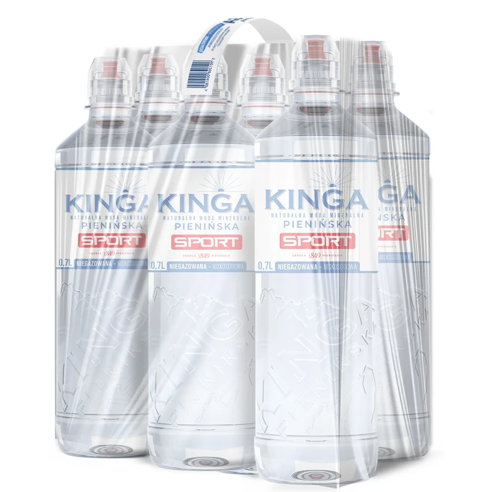 6x Kinga Pienińska woda mineralna SPORT niegazowana 0,7l