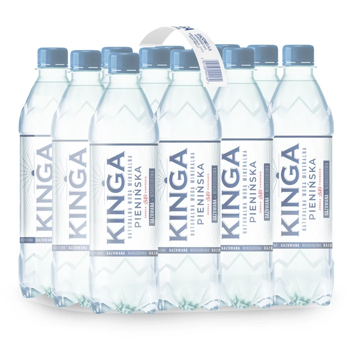 1368x Kinga Pienińska woda mineralna gazowana + niegazowana + naturalna 0,5 l (cała paleta)