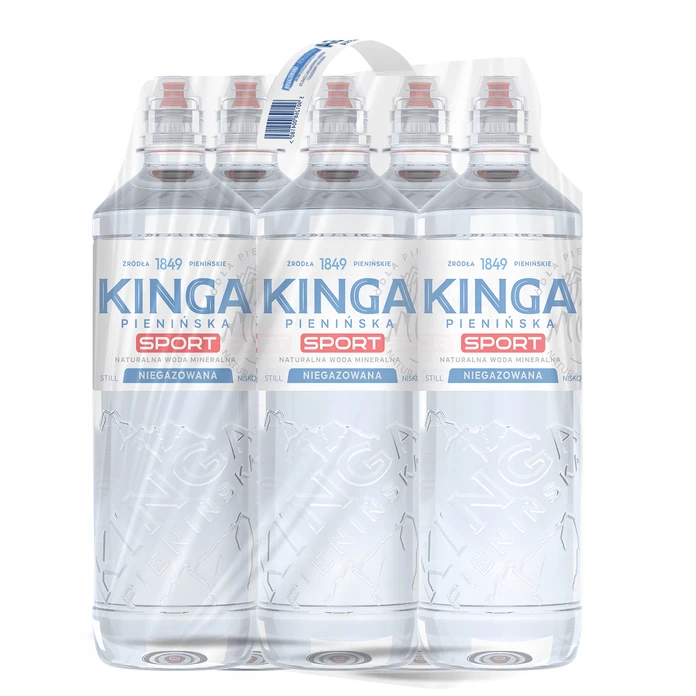 6x Kinga Pienińska woda mineralna SPORT niegazowana 0,7l