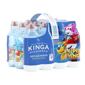 12x Kinga Pienińska woda mineralna SUPER WINGS niegazowana 0,33 l