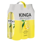 600x Kinga Sparclino Water Drink cytryna + pomarańcza 1 l (cała paleta)