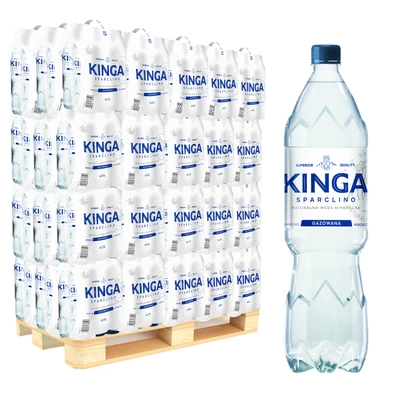 504x Kinga Sparclino woda mineralna gazowana 1,5 l
