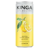 12x Kinga Sparclino Water Drink cytryna 250 ml puszka