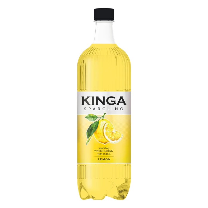 6x Kinga Sparclino Water Drink cytryna 1 l